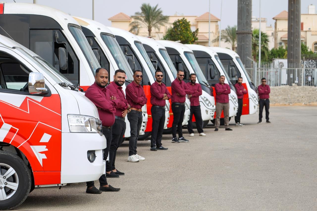 El Feky fleet with professional drivers