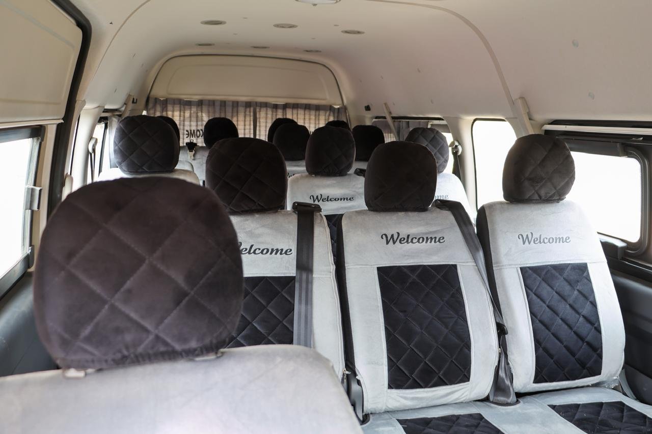 Microbus interior rear